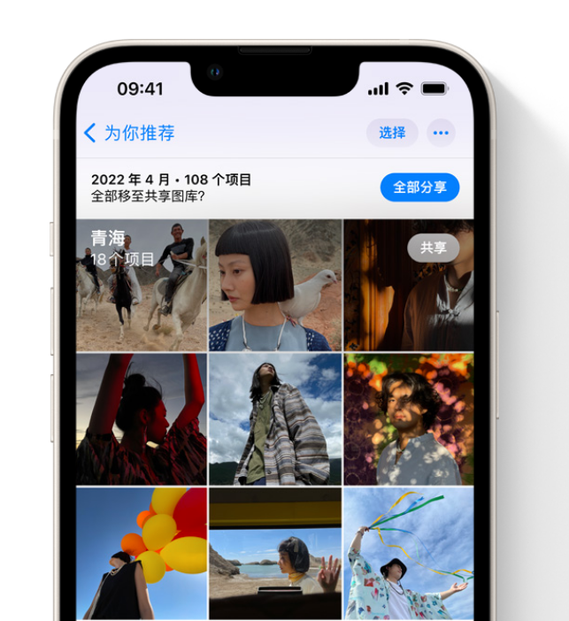 库尔勒苹果维修网点分享在 iPhone 上使用共享图库 