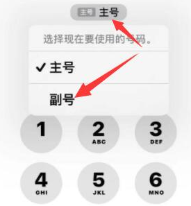 库尔勒苹果14维修店分享iPhone 14 Pro Max使用副卡打电话的方法 