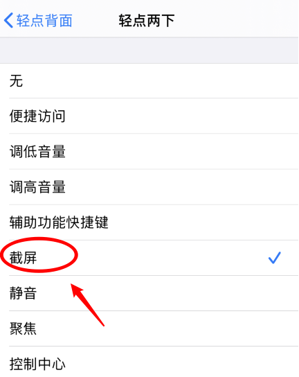 库尔勒苹果手机维修分享iPhone12如何启用双击截屏 